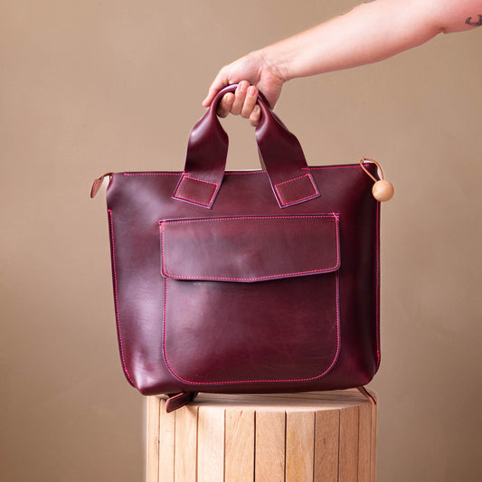 Oni Backpack in Black Cherry