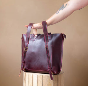 Oni Backpack in Black Cherry