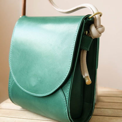 Helga Crossbody in Juniper Green