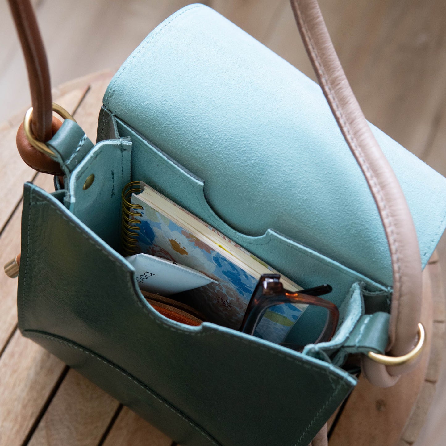 Helga Crossbody in Juniper Green