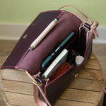 Load image into Gallery viewer, Adelaide Crossbody in Black Cherry
