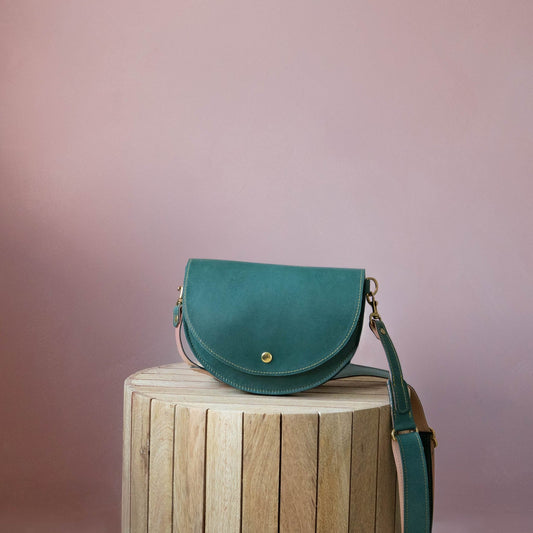 Eloise Crossbody in Juniper Green