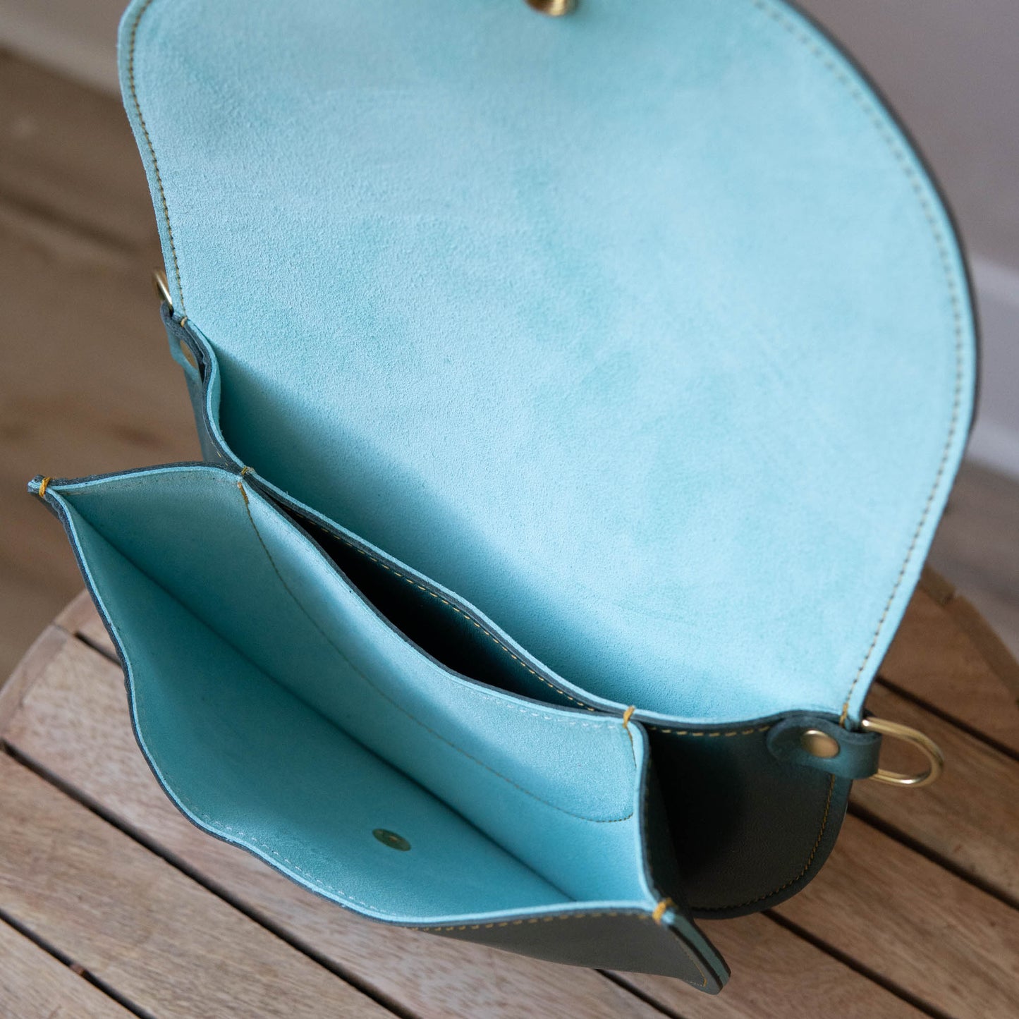 Eloise Crossbody in Juniper Green