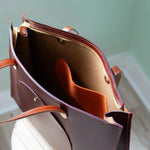 Load image into Gallery viewer, Lola Box Tote in Chestnut

