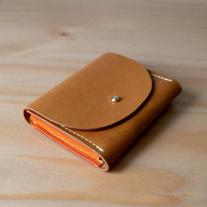 Juno Wallet in Caramel Tan