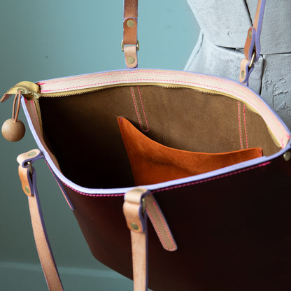 Ines Tote, Chestnut