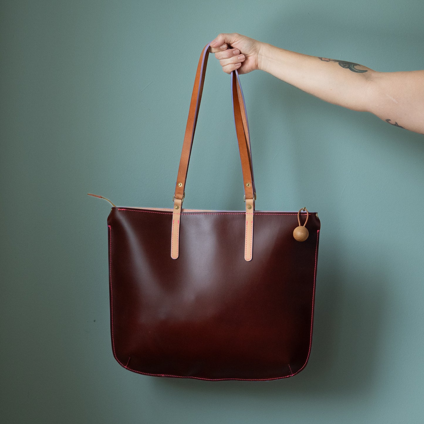Ines Tote, Chestnut