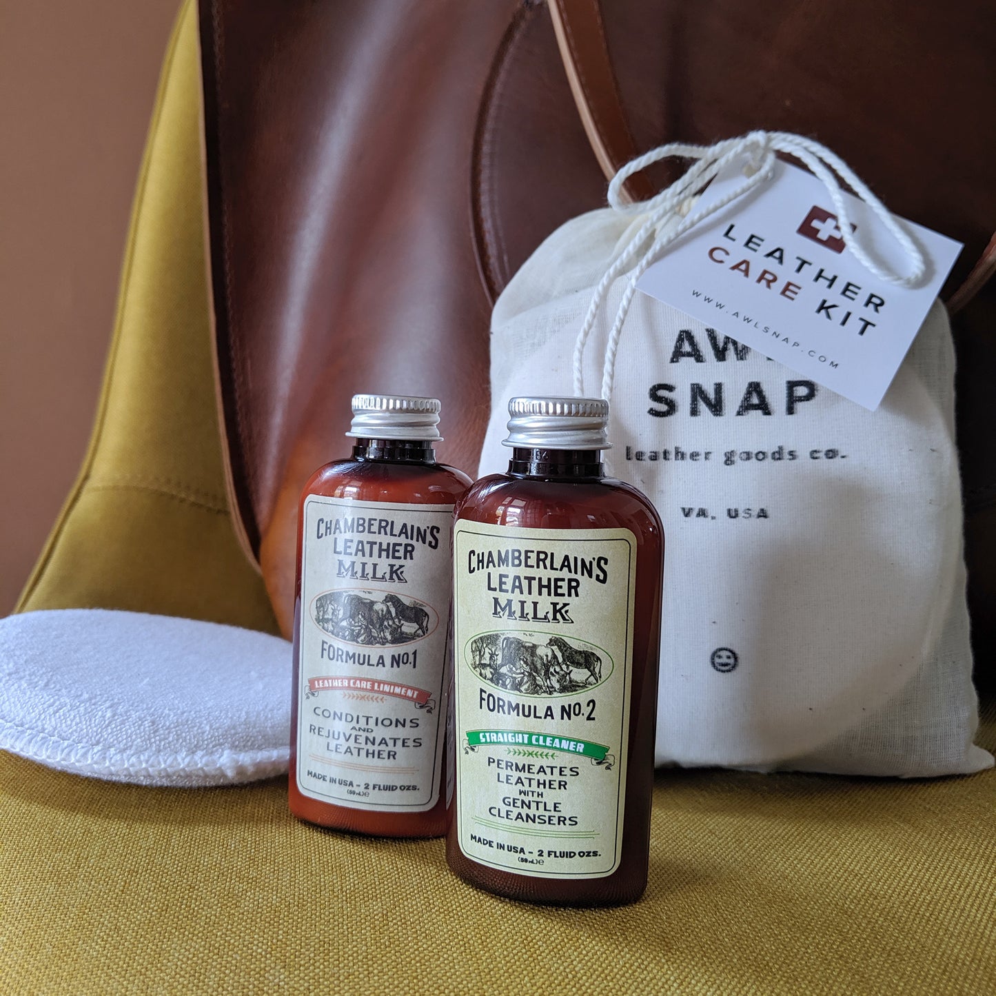 Leather Care Kit – Awl Snap Leather Goods