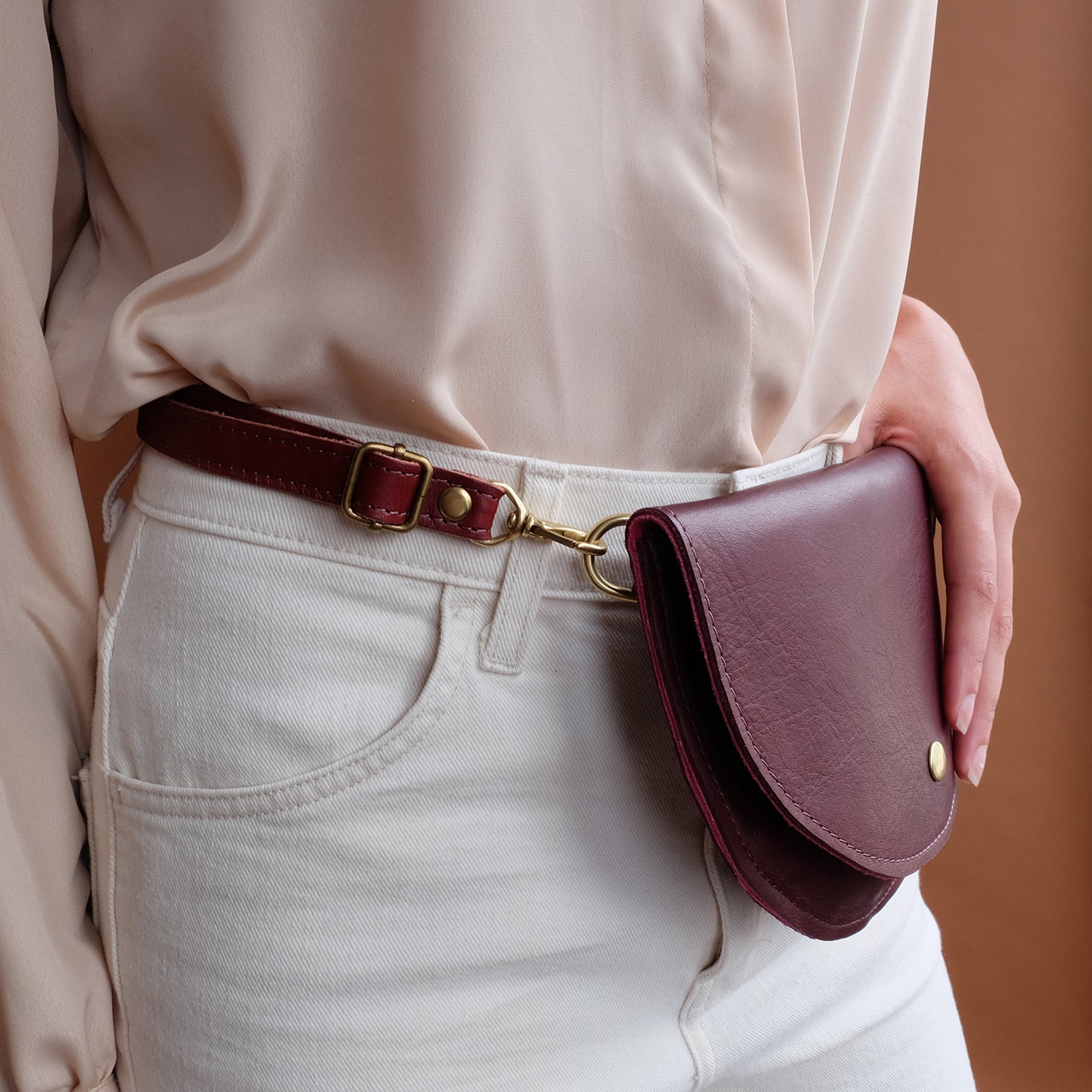 Ester Hip Pack in Burgundy