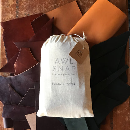 Project Scraps - Oil Tanned Leathers